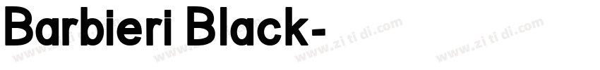 Barbieri Black字体转换